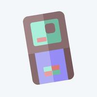 Icon Laser Range Meter. related to Measuring symbol. flat style. simple illustration vector