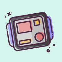Icon Insulation Tester. related to Measuring symbol. MBE style. simple illustration vector