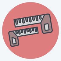 Icon Carpenters Square. related to Measuring symbol. color mate style. simple illustration vector