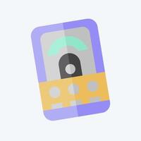 Icon Volt Meter. related to Measuring symbol. flat style. simple illustration vector