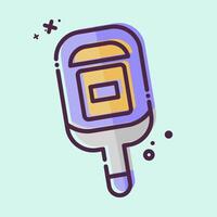 Icon Thermomete. related to Measuring symbol. MBE style. simple illustration vector