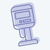 Icon Viscometer. related to Measuring symbol. two tone style. simple illustration vector