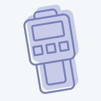 Icon Dust Meter. related to Measuring symbol. two tone style. simple illustration vector