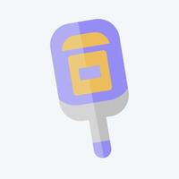Icon Thermomete. related to Measuring symbol. flat style. simple illustration vector
