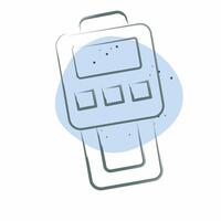 Icon Dust Meter. related to Measuring symbol. Color Spot Style. simple illustration vector