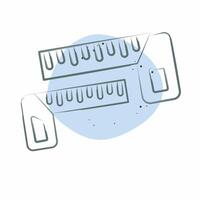 Icon Carpenters Square. related to Measuring symbol. Color Spot Style. simple illustration vector