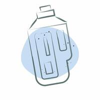 Icon Vibrometer. related to Measuring symbol. Color Spot Style. simple illustration vector