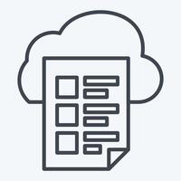 Icon Fire Access. related to Network symbol. line style. simple illustration vector