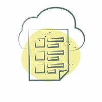 Icon Fire Access. related to Network symbol. Color Spot Style. simple illustration vector