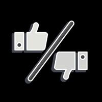 Icon Preference. related to Choice symbol. glossy style. simple illustration vector