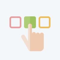 Icon Select. related to Choice symbol. flat style. simple illustration vector