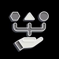 Icon Assortment. related to Choice symbol. glossy style. simple illustration vector
