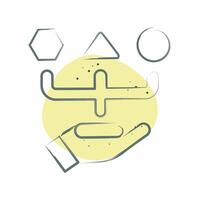 Icon Assortment. related to Choice symbol. Color Spot Style. simple illustration vector