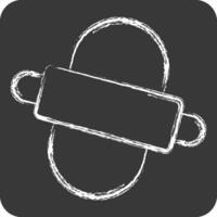 Icon Making. related to Breakfast symbol. chalk Style. simple illustration vector