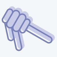 Icon Honey. related to Breakfast symbol. two tone style. simple illustration vector