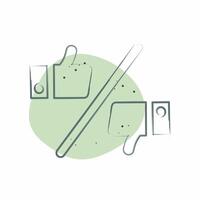 Icon Preference. related to Choice symbol. Color Spot Style. simple illustration vector