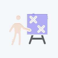 Icon Strategy. related to Choice symbol. doodle style. simple illustration vector