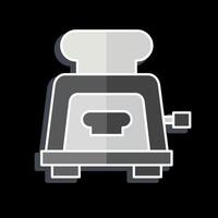 Icon Toaster. related to Breakfast symbol. glossy style. simple illustration vector