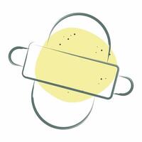 Icon Making. related to Breakfast symbol. Color Spot Style. simple illustration vector