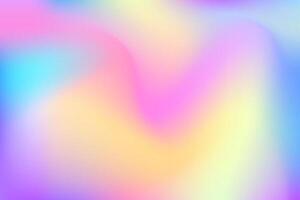 Futuristic holographic gradient mesh background for presentations, posters,ads, banners, brochures, websites vector