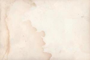Stained old paper texture, brown vintage paper sheet background with space for text. vector