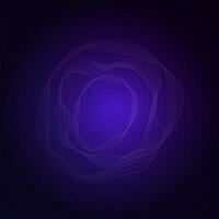 Particles glowing dots abstract background Neon circle splash design Ai virtual futuristic technology and science vector