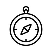 Directional tool, well designed handy icon of compass vector