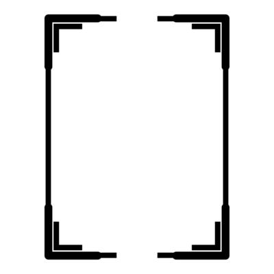 classic nuanced frame trim icon