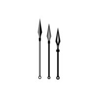 Simple spear icon vector