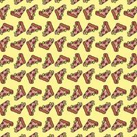 PIzza PAttern Design vector