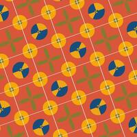 Tile Pattern Interiors vector