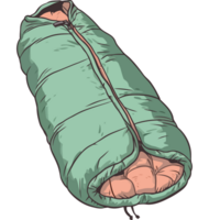 A sleeping bag with a zipper on the side png