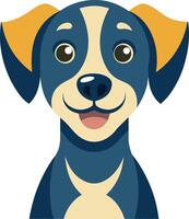 A delightful dog illustration that adds charm and character to any project vector
