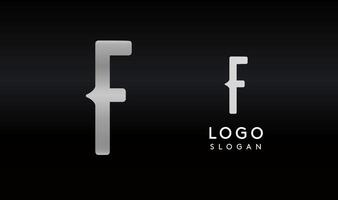Stylized letter F with sharp, abstract cuts like bullet passing trail through letter for modern sleek logo design, creative agencies branding, tech startup, corporate identity. illustration. vector