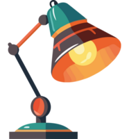 A lamp with a bulb on top of it png