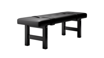 Modern bench isolated on transparent background png