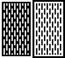 a black and white square with a white square in the middle vector