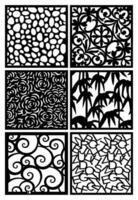 a series of black and white images with the words calligraphy on them. vector