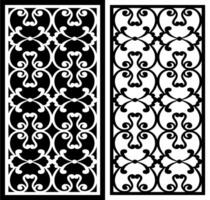 a set of three black and white designs with a design that says verl . vector