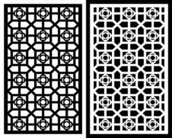 a black and white abstract design with a white background vector