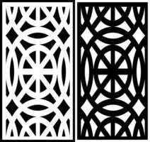 a black and white abstract design with a white pattern. vector