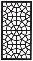 a design by visual artist for the design of a window. vector