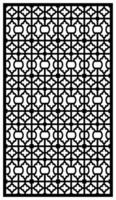a black and white pattern of the design of a decorative design. vector