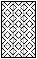 a black and white picture of a design with the number 1 on it. vector