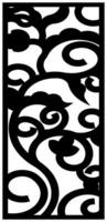 a black and white picture of a design with a design in the middle. vector
