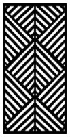 a black and white pattern with a design that says x . vector