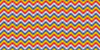 Geometric pattern design zigzag vector