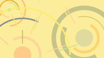 Abstract circle pattern background, with soft color. vector