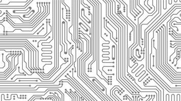 Motherboard pattern with computer circuit board vector