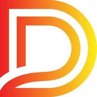 Letter D logo design for your brand vector